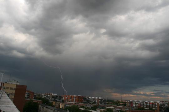 Fuertes tormentas en toda España
